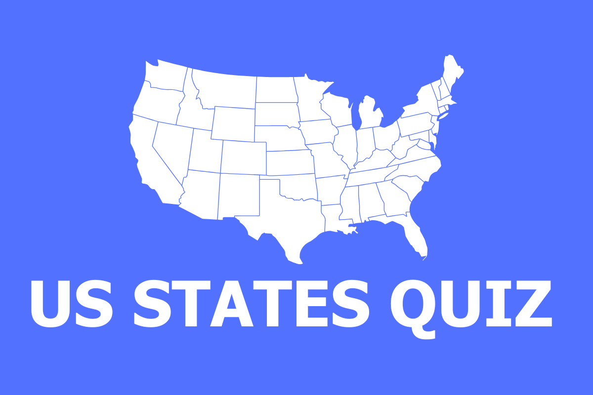 US States Quiz (Map Search Game)